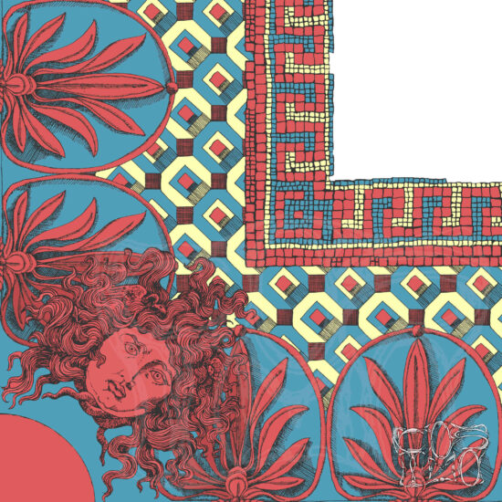 ANEARIA PATTERN ANGLES AND BORDERS BY j. Cosimo for COSIMO COLLECTION