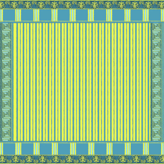 COSIMO ARCHITECTURE STRIPES TABLECLOTH